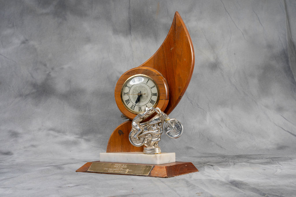 Don Rickman desert race trophy/clock